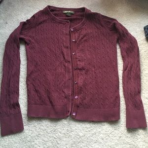 Eddie Bauer! Maroon sweater! Perfect condition!